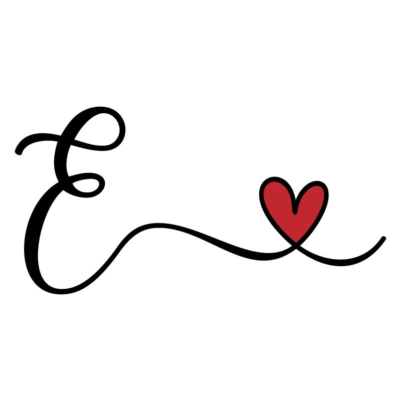 Letter E Monogram