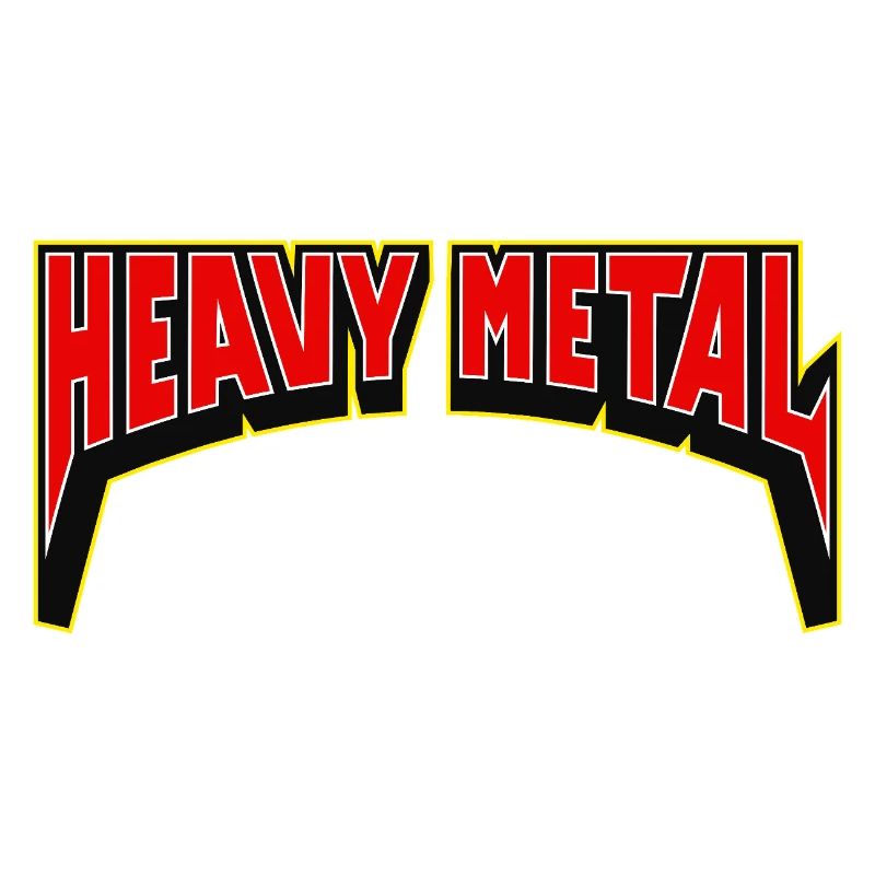Heavy Metal Hell Yeah 3D Logo Banner