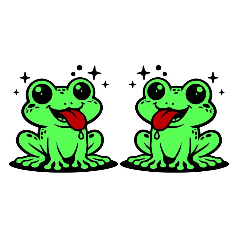 Toad couple frog