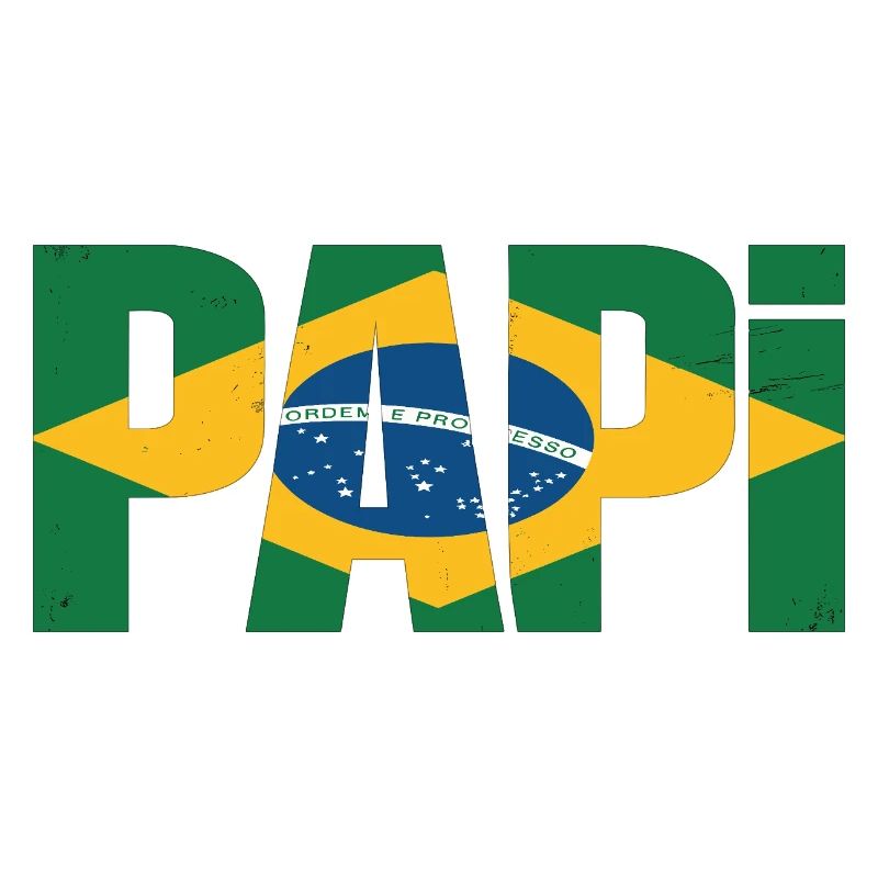 Drapeau Daddy Brésil – Cadeau pour les pères