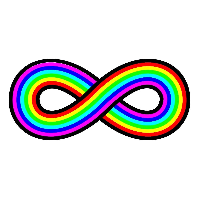 Autism Rainbow Infinity