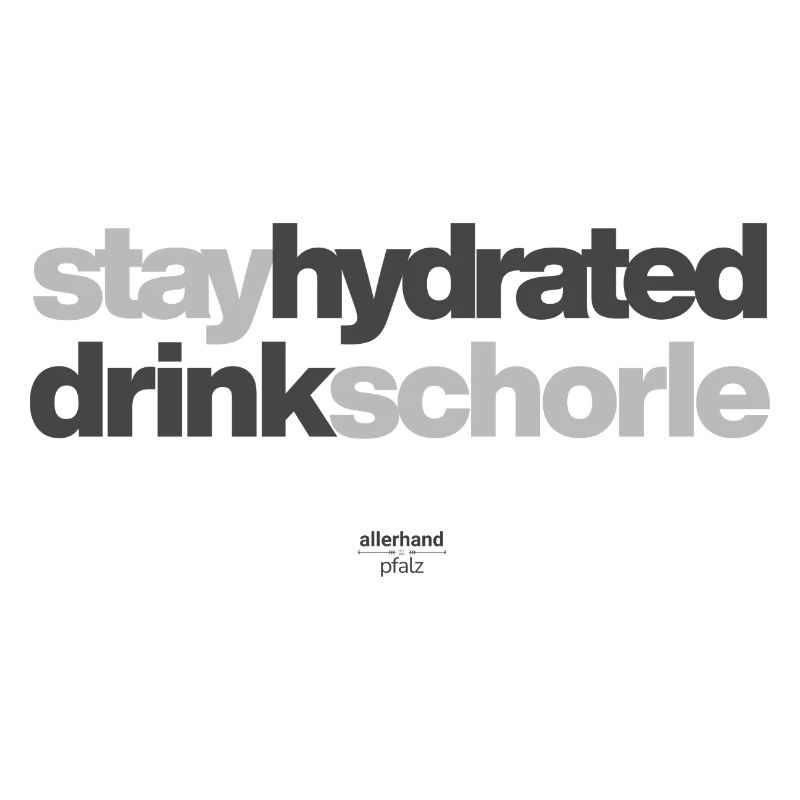 Restez hydraté, boissons spritzer