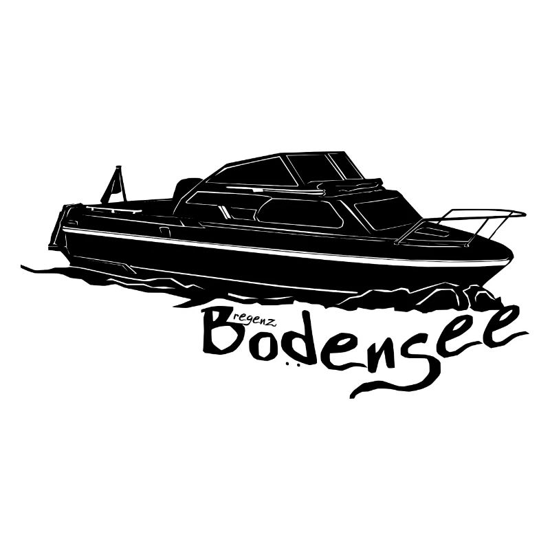 Motorboot schwarz