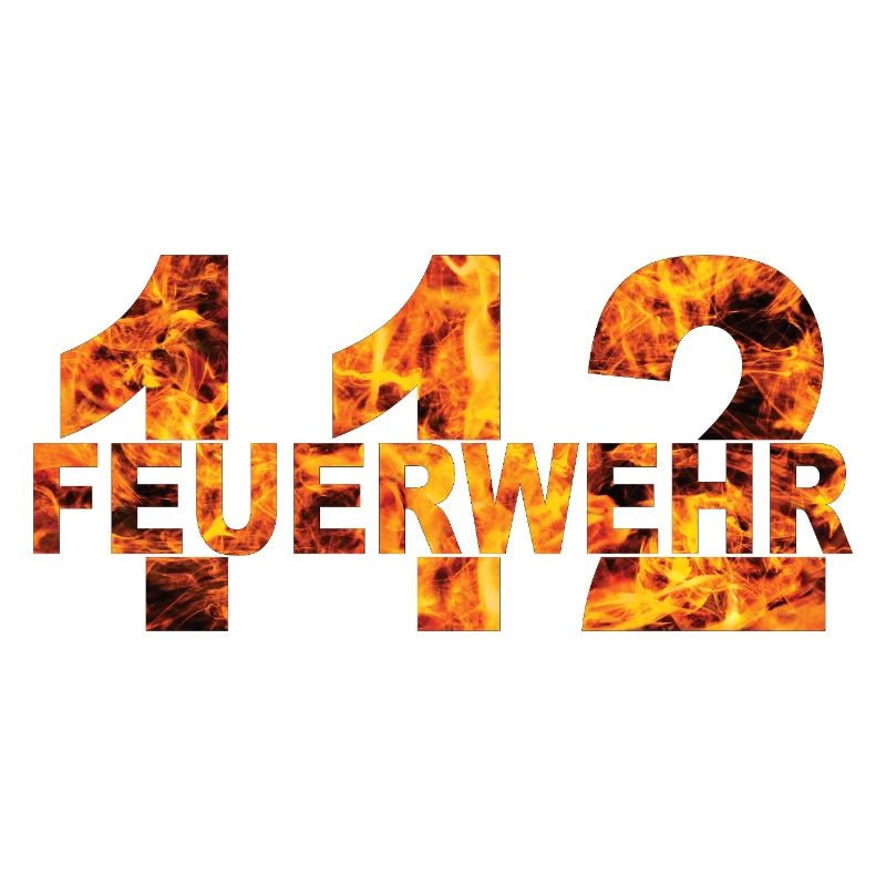 Fire Brigade 112 Flames Design