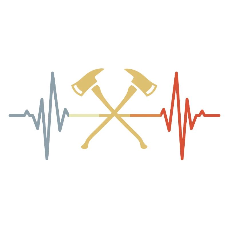 Palpitations cardiaques de la hache de pompier