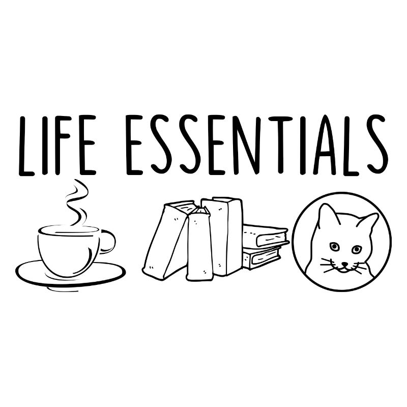 Life Essentials KaffeeBücher Katze