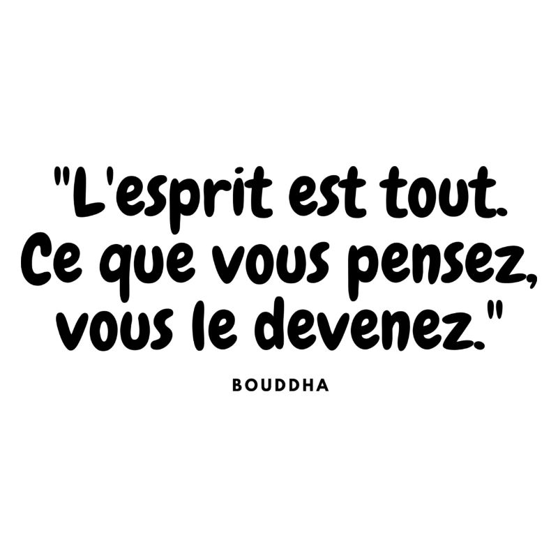 Ce que vous pensez, vous le devenez