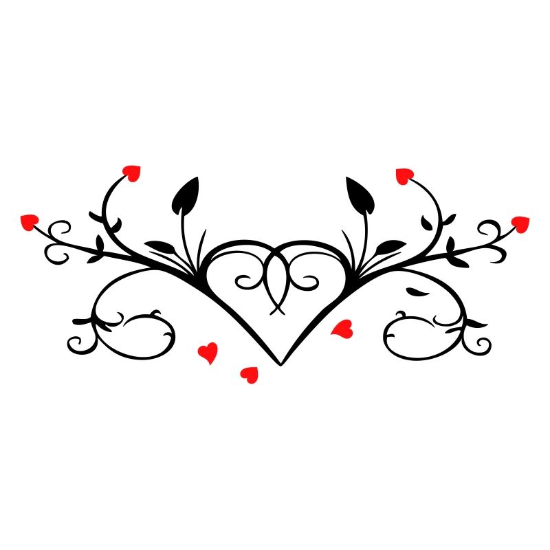Ornament mit Herzchen