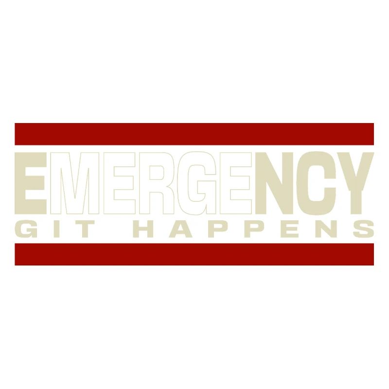 Nerd geek emergency git happens