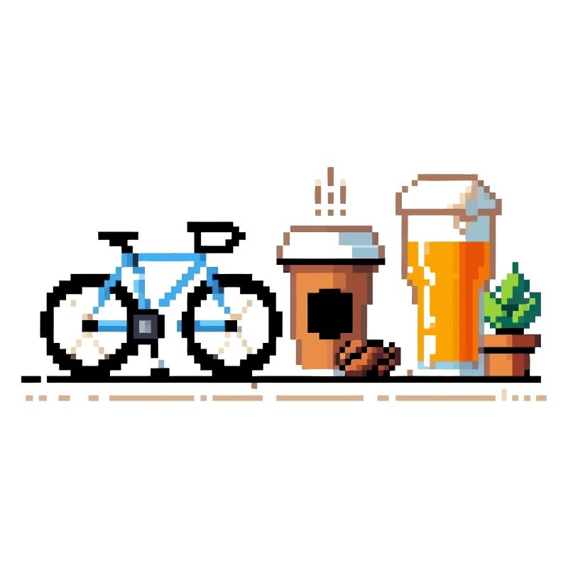 Radfahren, Bier & Kaffee - Perfekte Geschenkidee