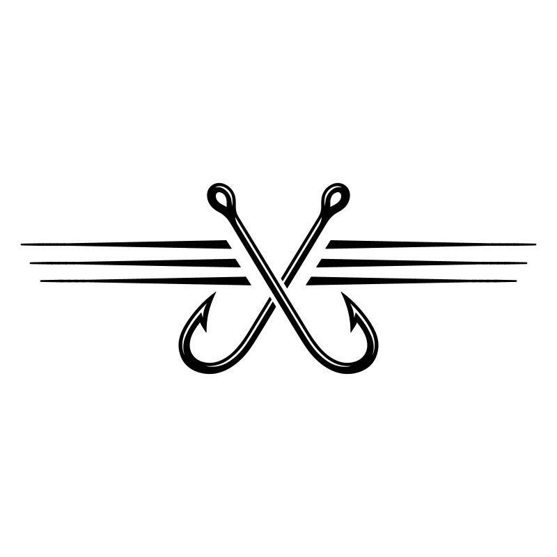 Fish hook icon