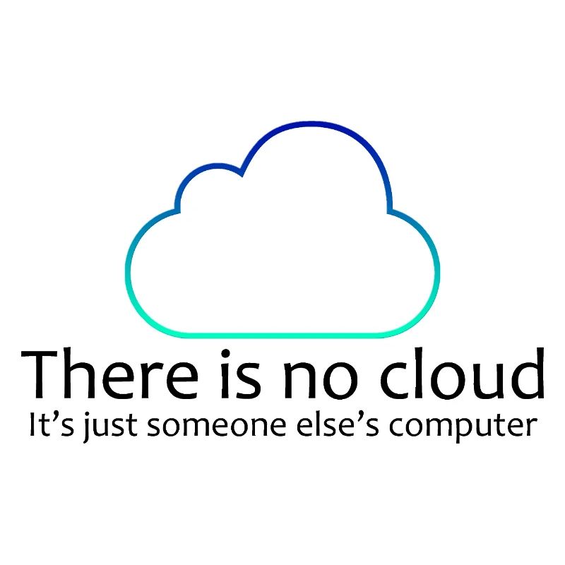 Pas de programmation dans le cloud T-shirt drôle