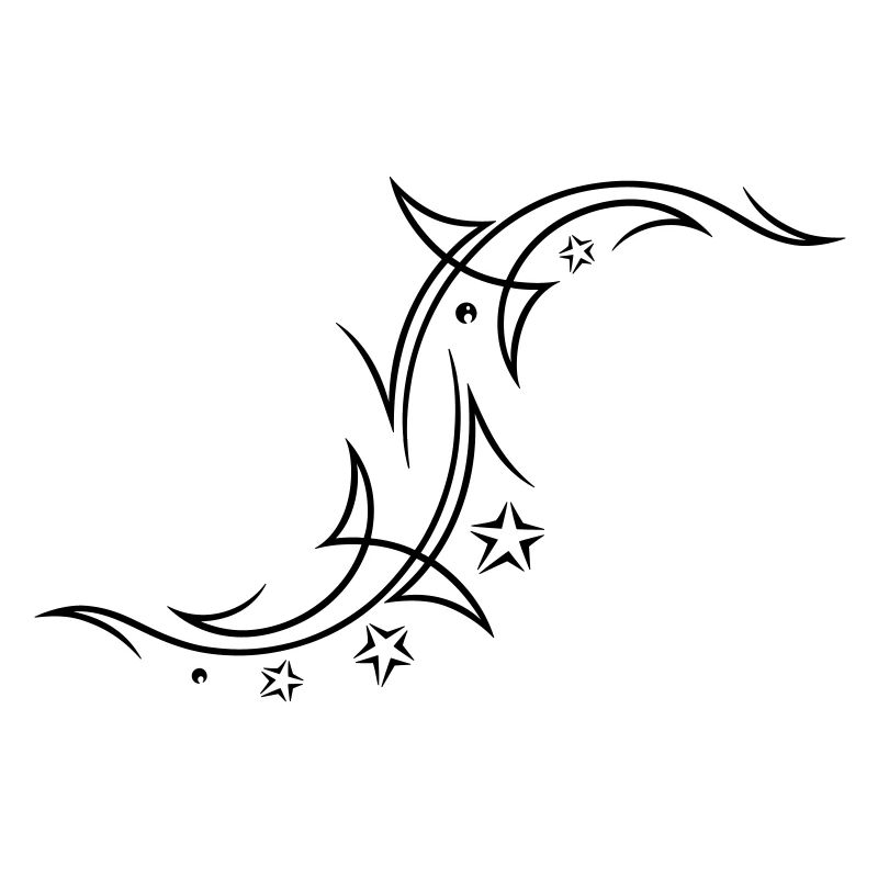 Tribal avec des étoiles