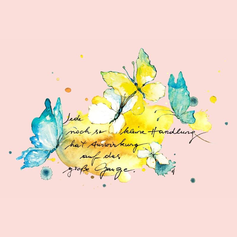 Papillons. Effets de chaque petite action