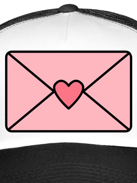 Love letter with heart