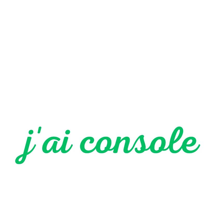 je peux pas j'ai console