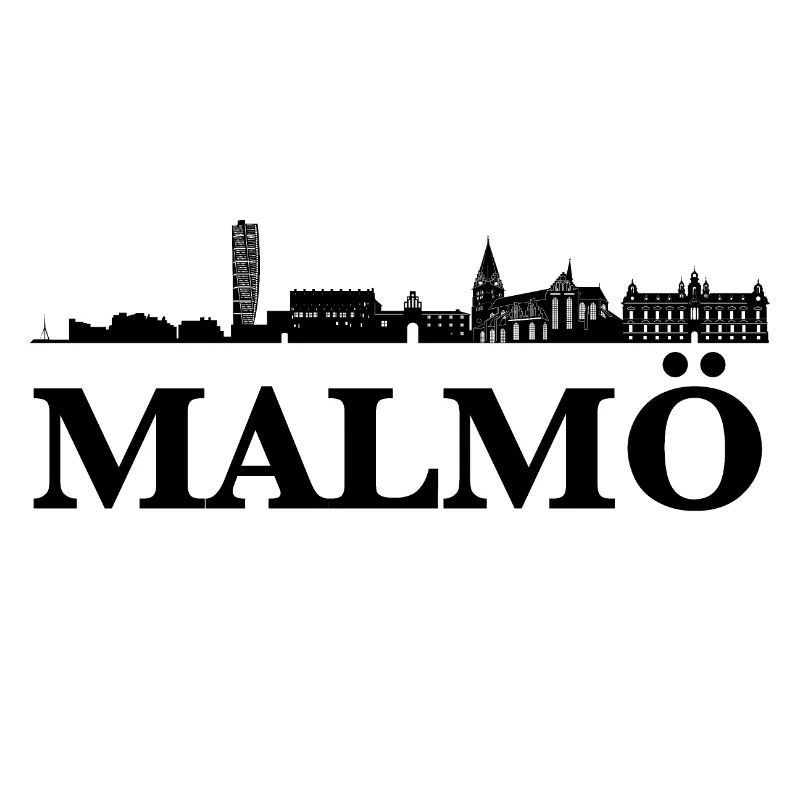 Malmö Schweden Skyline Geschenk Idee