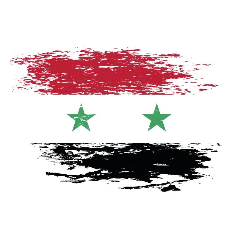 Drapeau syrien utilisé