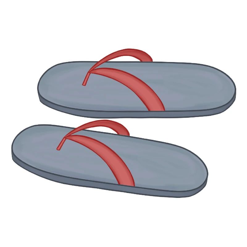 Conception de tongs de plage