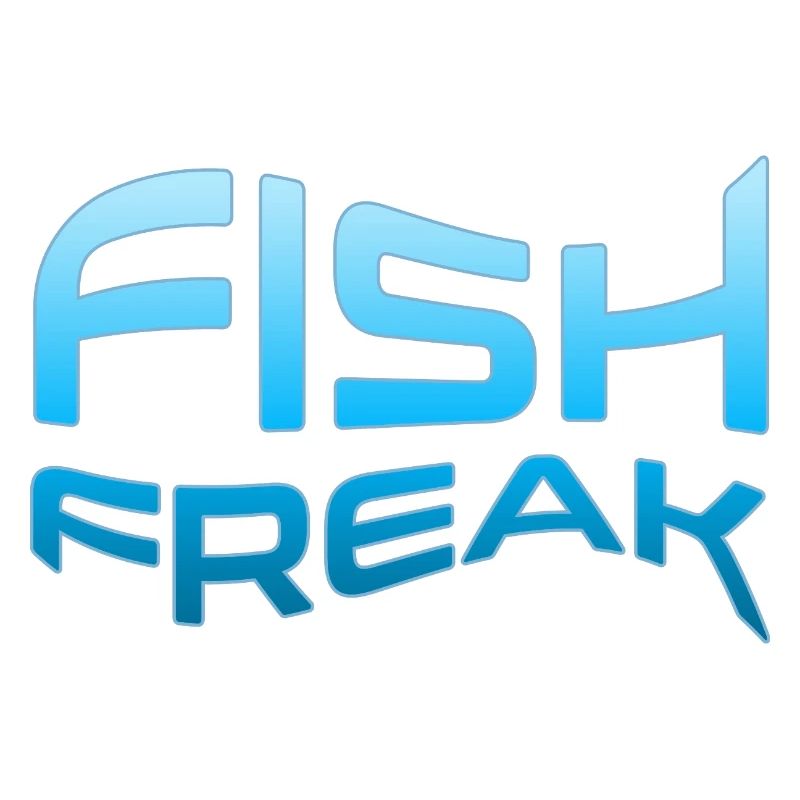 FISH FREAK Aquatic Typography