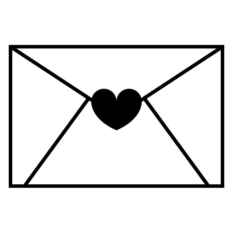 Envelope Heart Letter