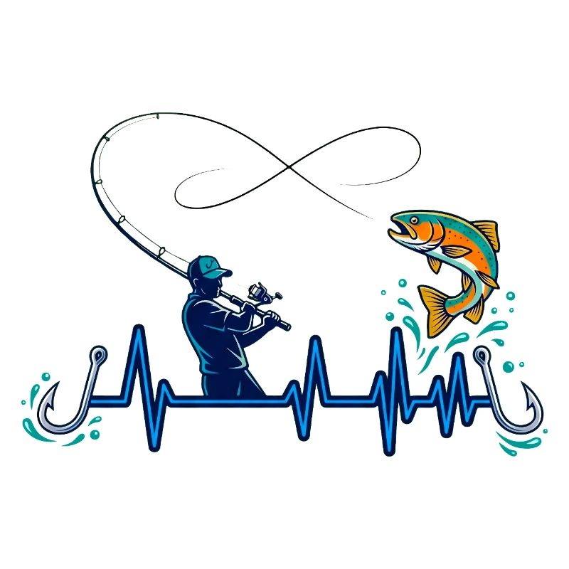 Angler Heartbeat ECG Infinity Fish