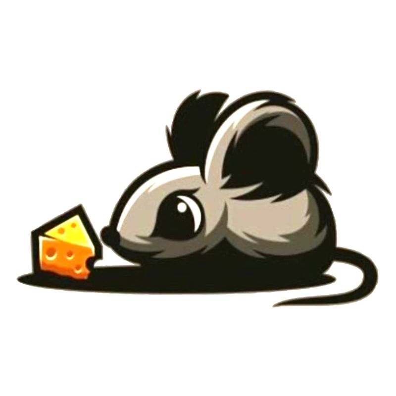 Souris de bébé avec fromage
