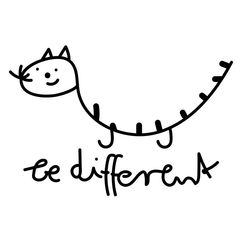 Sei anders Katze