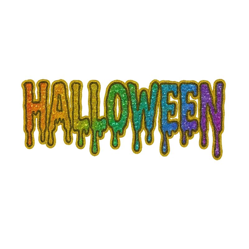 Rainbow Drop Halloween Font