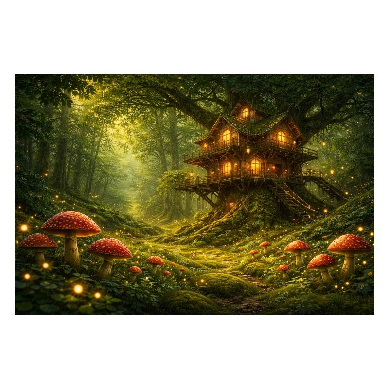 Cabane dans l’Arbre dans la Forêt des Fées