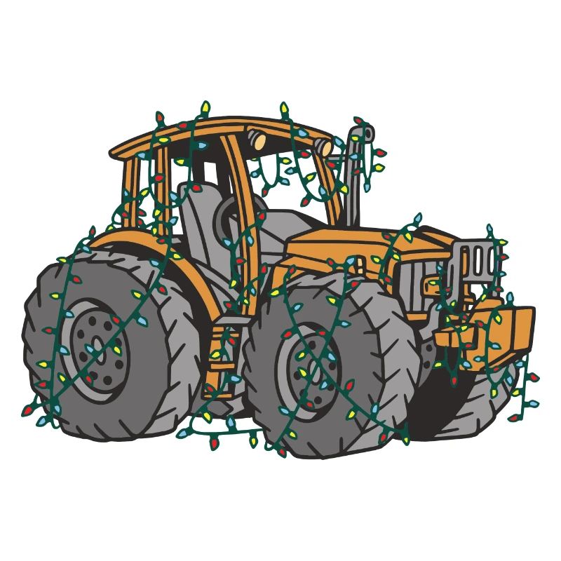 Tractor String Lights Farmer Christmas Gift
