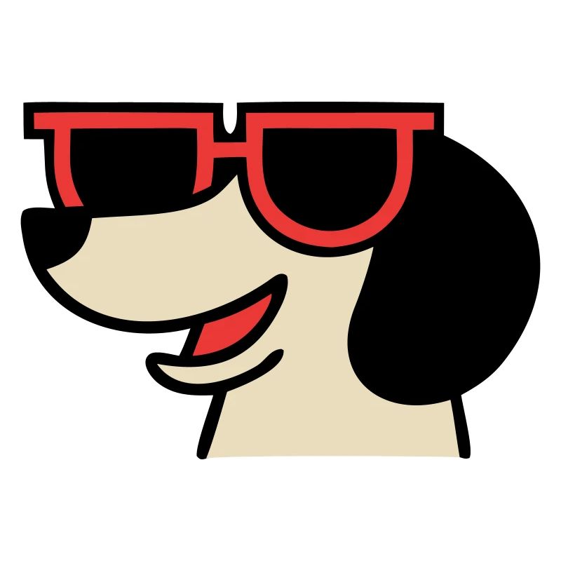 Cooler Dackel Brille Chef