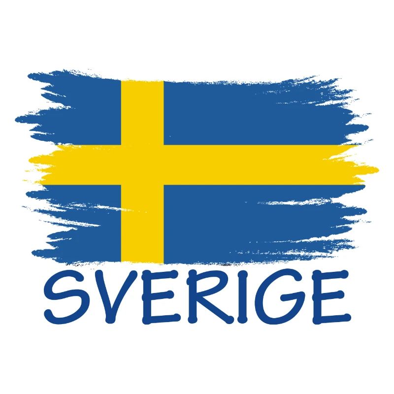 Sverige Suède Suède Conception du drapeau de la Suède