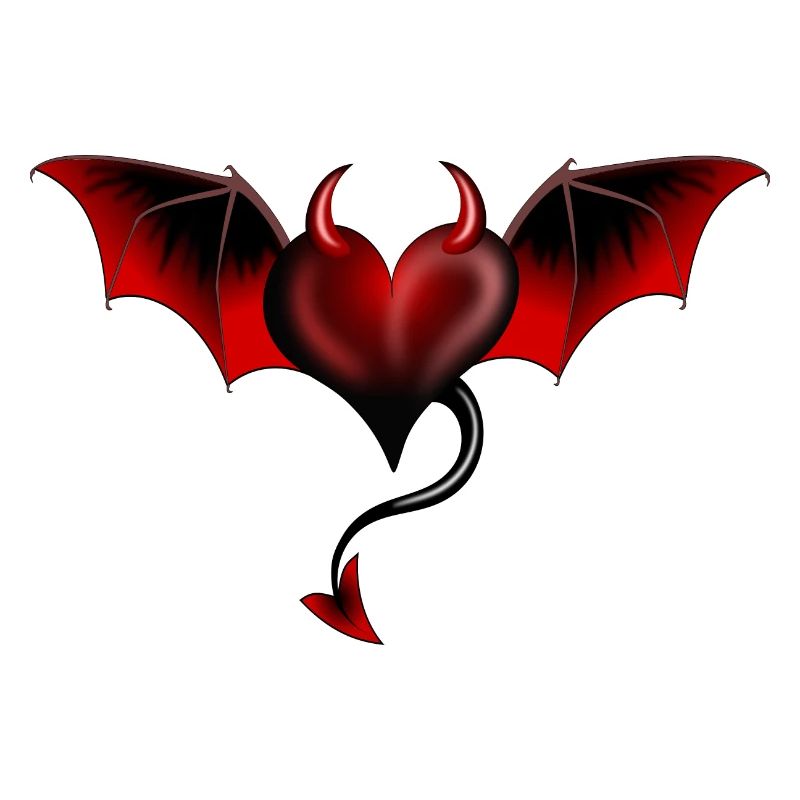 Heart Devil Satan Lucifer Evil
