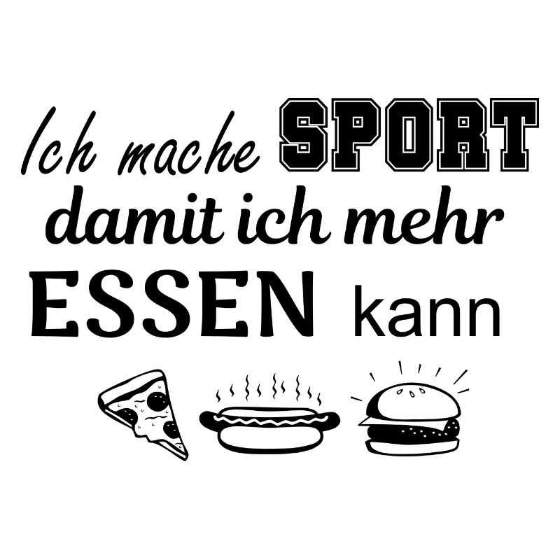 Plus de sport, plus de nourriture