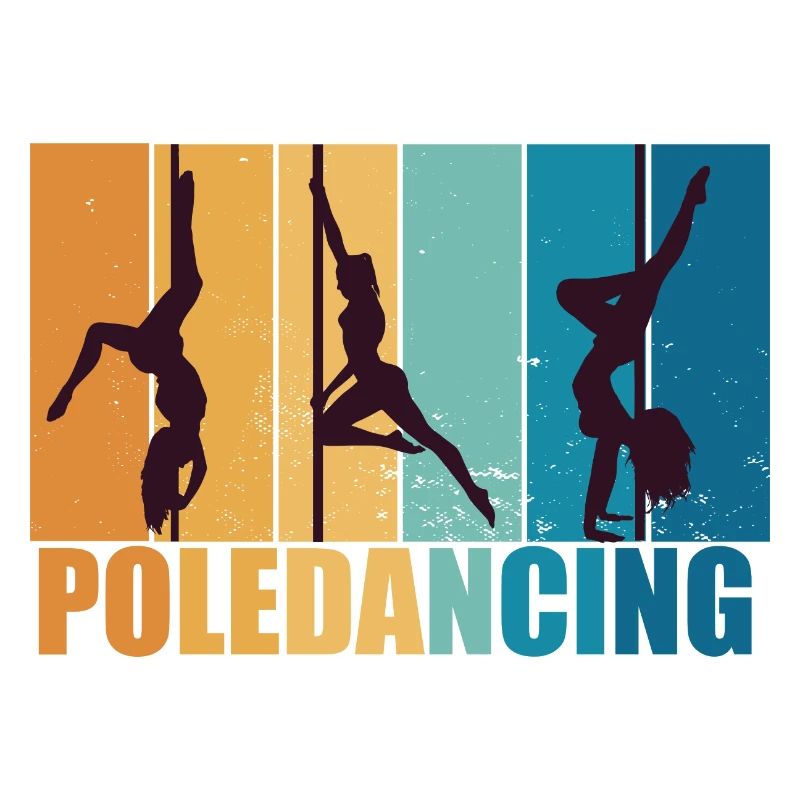 Poledancing Pole dance Vintage Retro Geschenk
