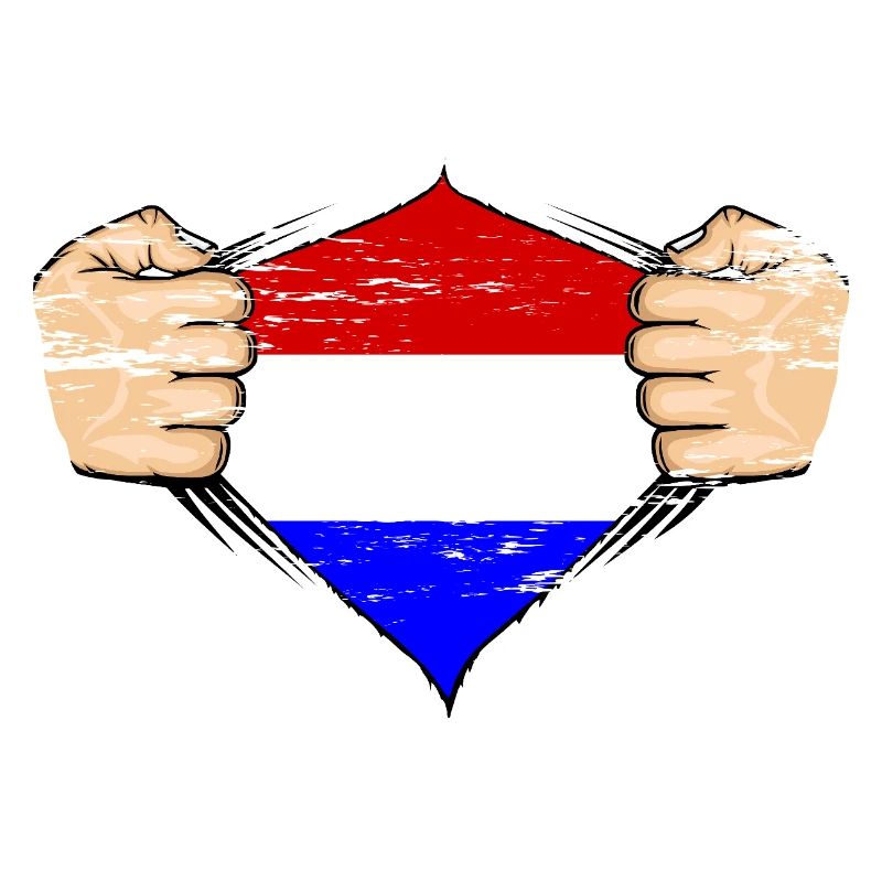Design du drapeau de la Hollande utilisé