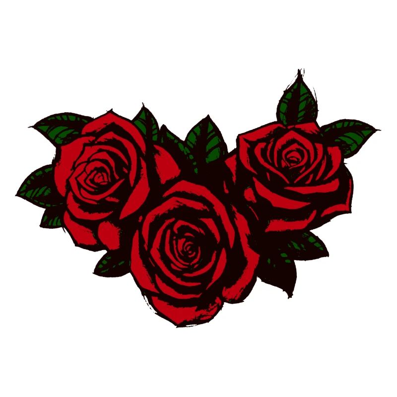 Three roses