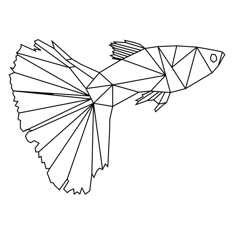 Art Low Poly - Guppy