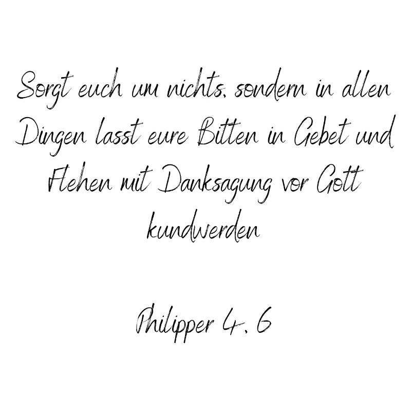 Bibelvers - Philipper 4:6