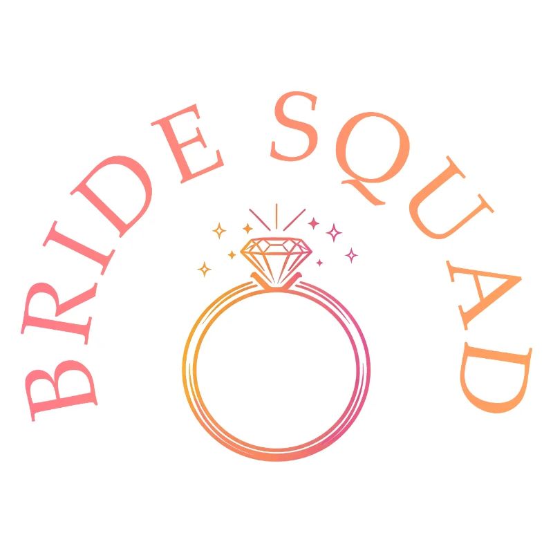 Bride Squad - Ring - personalisierbar