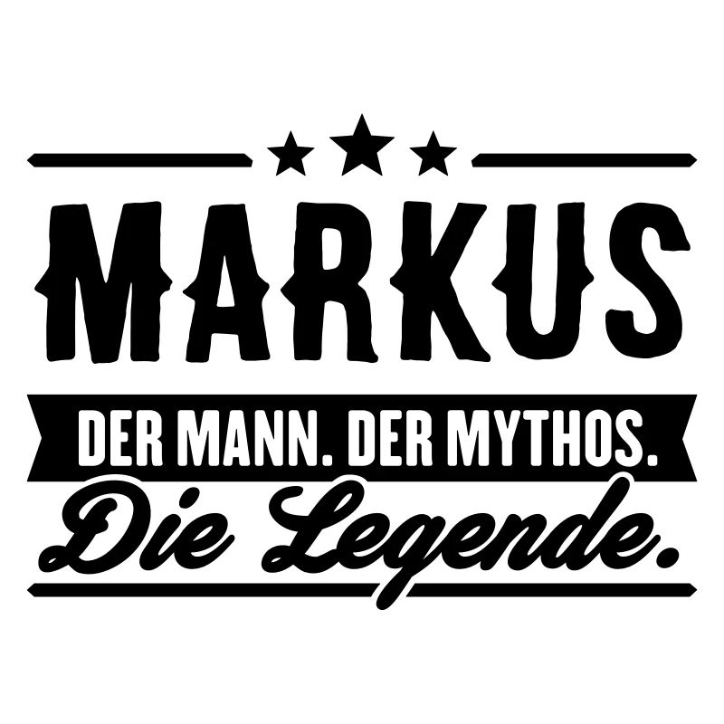 Man Myth Legend Markus
