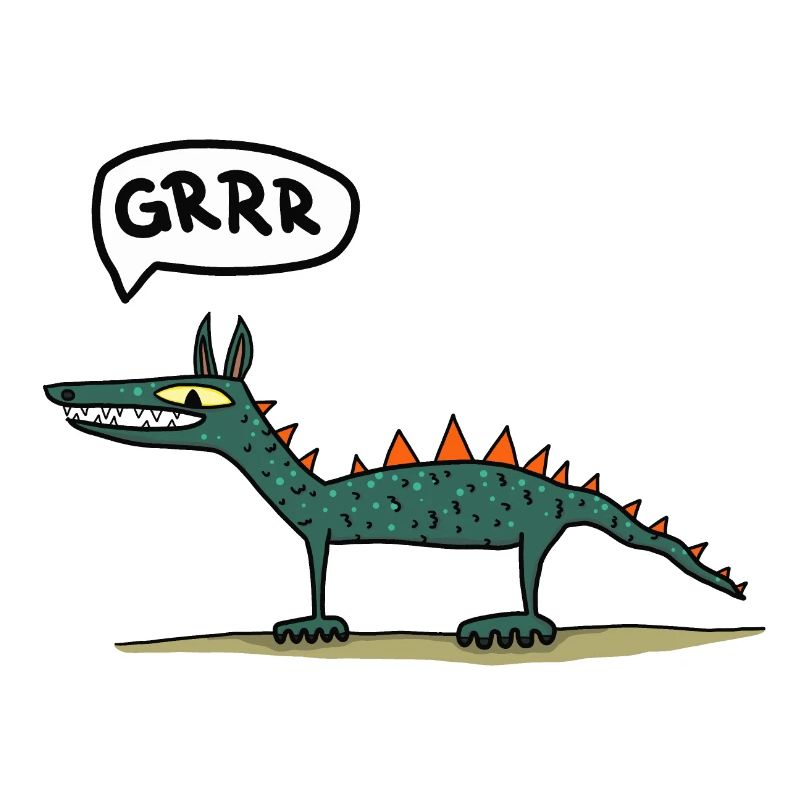 knurrender Drache