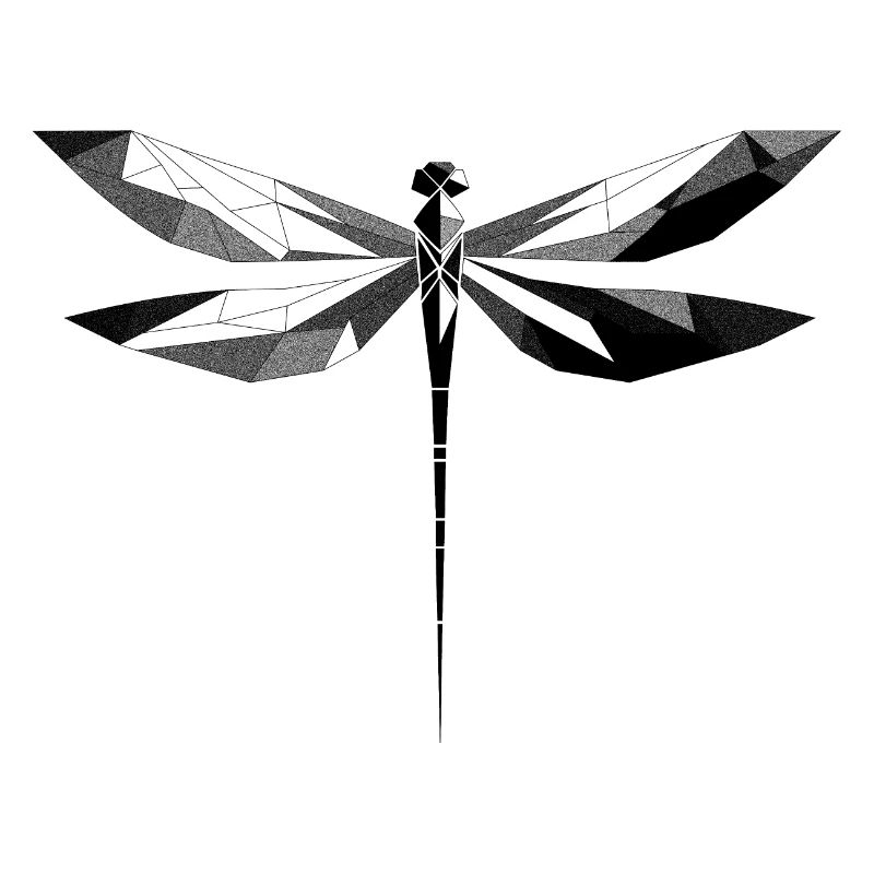 Libellule géométrique