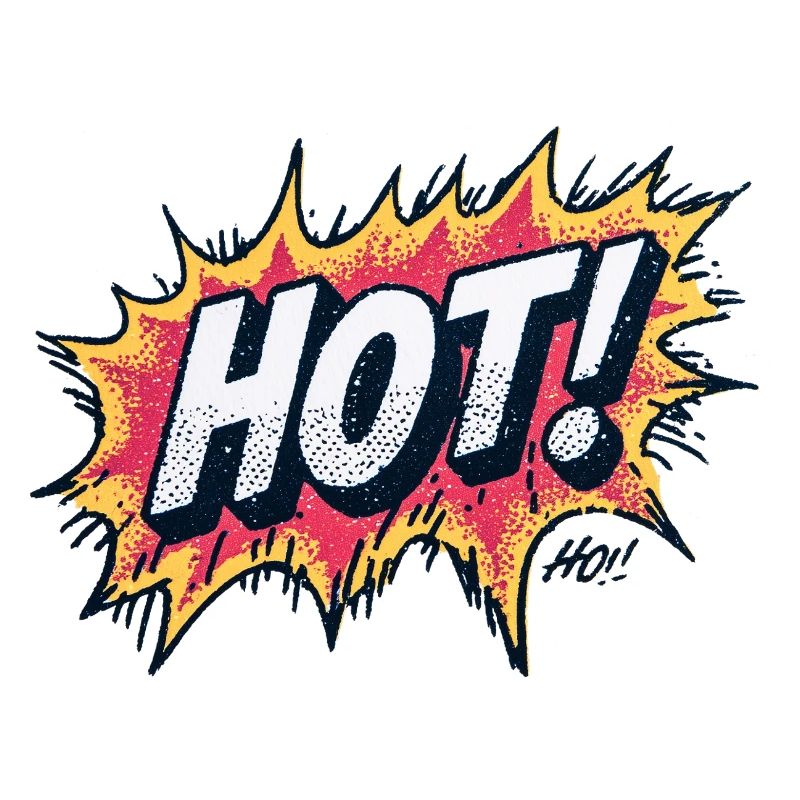 Conception des Explosions de Comics Chauds