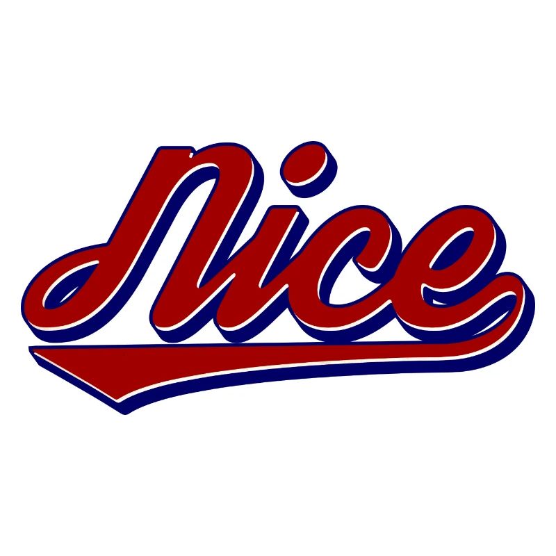 Style de logo rétro Nice Script