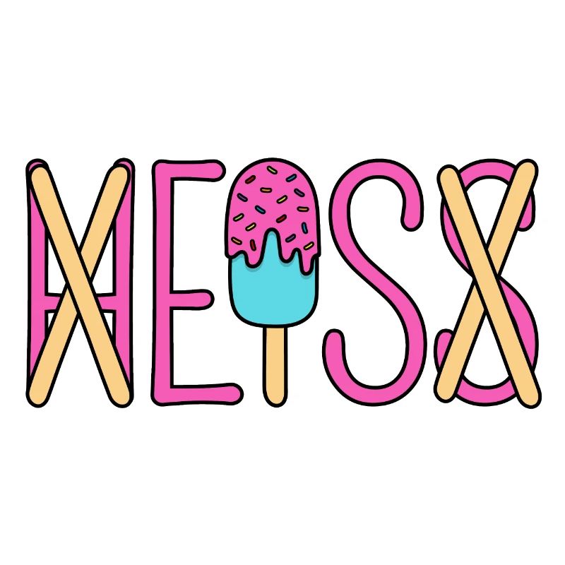 H EIS S - Eis essen - heiß - Sommer - Hitze - EIS