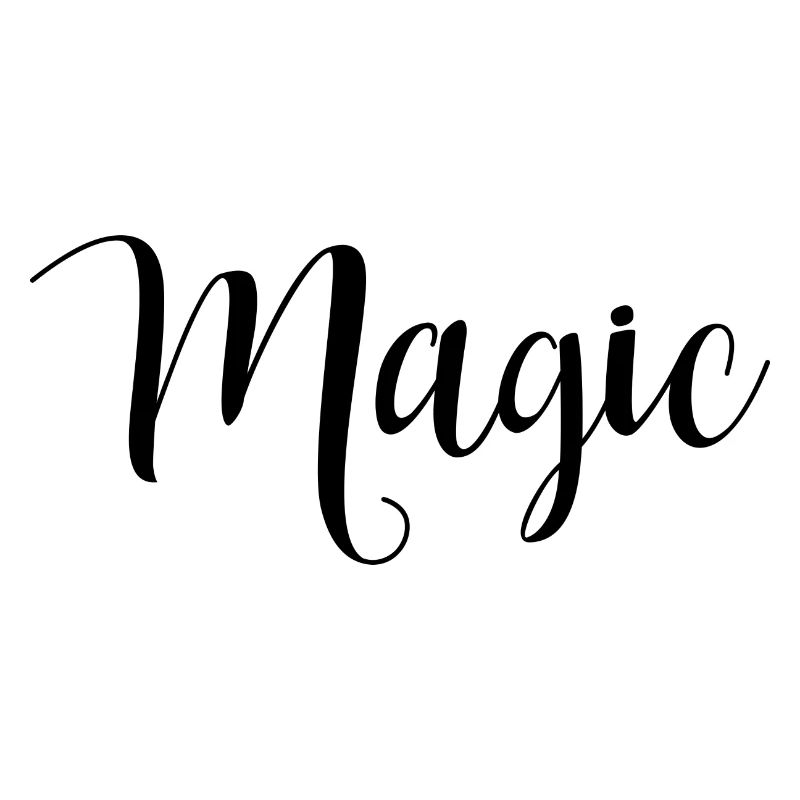 Lettrage Magic noir