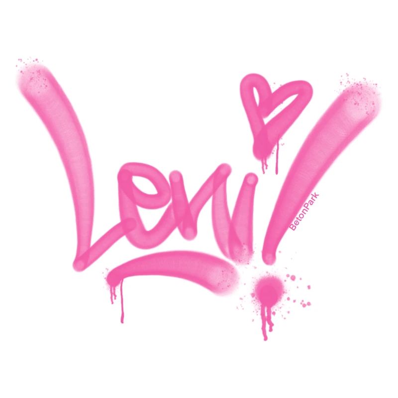 Leni Name Graffiti T Shirt