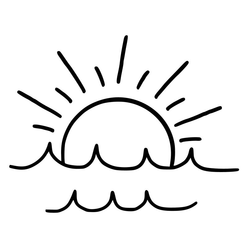 Sun and waves